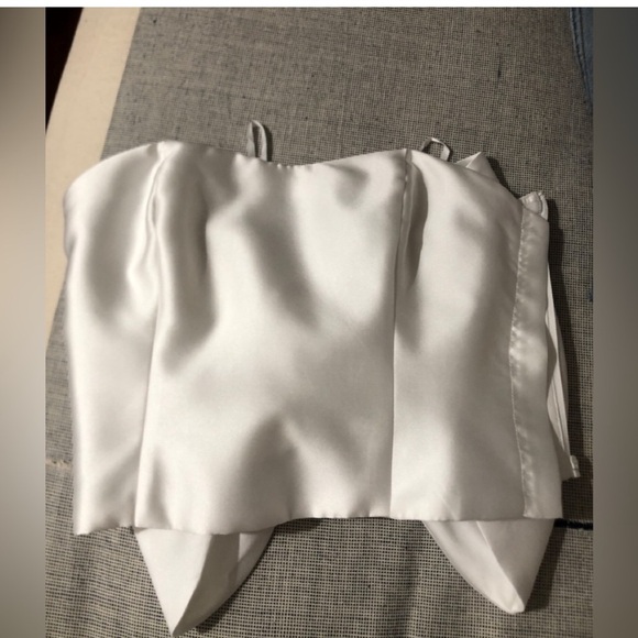 Hutch White Strapless Bow Blouse - Picture 10 of 15